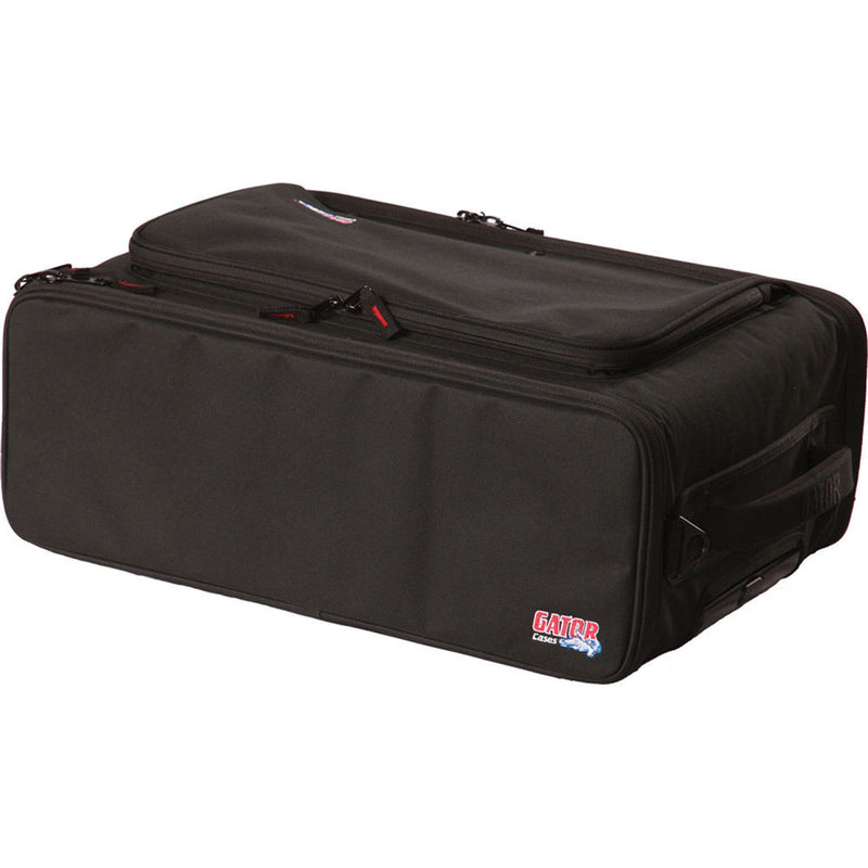 Gator Cases 3U Lightweight Rolling Rack Bag (Black)