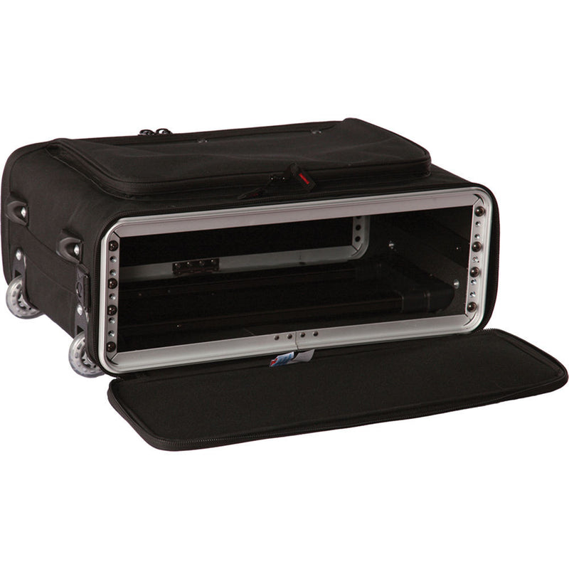 Gator Cases 3U Lightweight Rolling Rack Bag (Black)