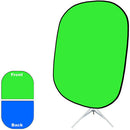 Savage Collapsible Stand Kit (60 x 72", Chroma Green/Blue)