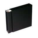 Print File 1.5" D-Ring Oversized Album with Slipcase (12.5 x 12.1 x 2.25", Black)