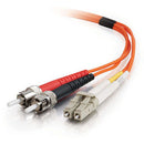 C2G 3m LC/ST Duplex 62.5/125 Multimode Fiber Patch Cable (Orange)