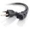 C2G 18 AWG Universal Power Cord (NEMA 5-15P to IEC C13, 6')