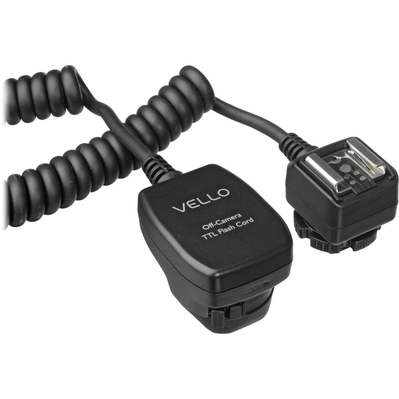 Vello Speedy Camera Rotating Flash Bracket with TTL Off-Camera Flash Cord for Canon EOS Cameras (1.5') Kit