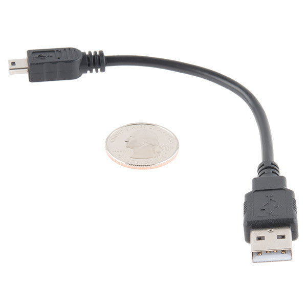Tanotis - SparkFun USB Mini-B Cable - 6" - 3