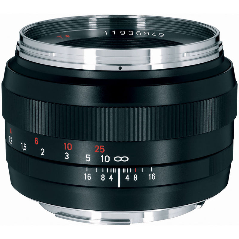 Zeiss Normal 50mm f/1.4 ZE Planar T* Manual Focus Lens for Canon EOS Cameras