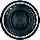 Zeiss Normal 50mm f/1.4 ZE Planar T* Manual Focus Lens for Canon EOS Cameras
