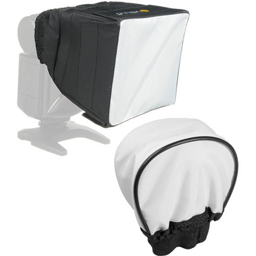 Vello Universal Bounce Diffuser and Mini Softbox Kit