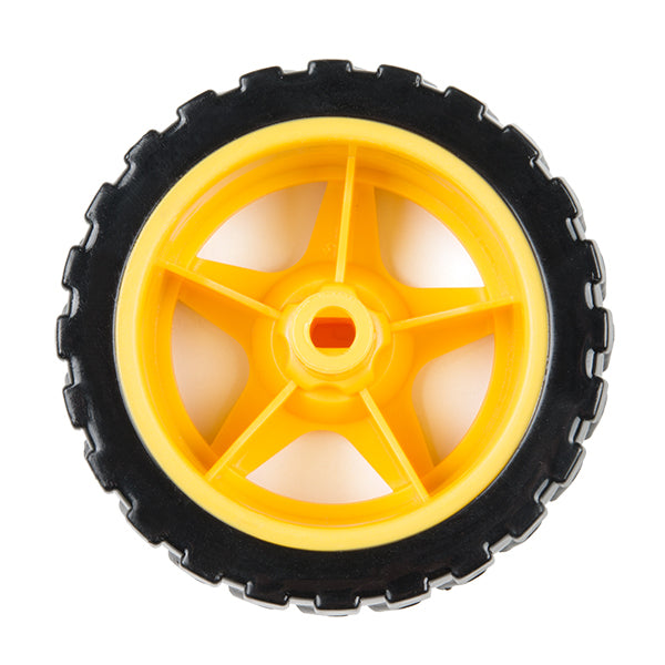 SparkFun Wheel - 65mm (Rubber Tire, Pair)