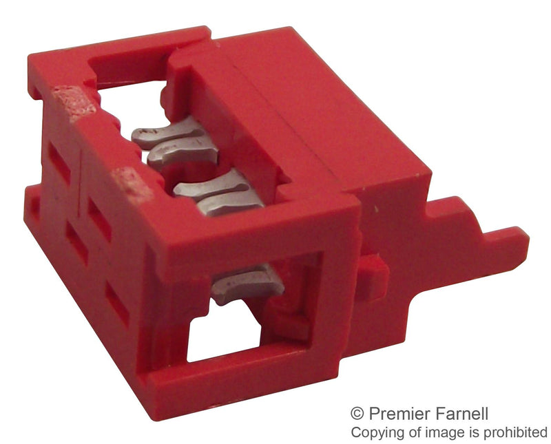 AMP - TE Connectivity 7-215083-4 7-215083-4 IDC Connector Plug Male 1.27 mm 2 Row 4 Contacts Cable Mount