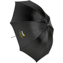 Impact Convertible Umbrella - White Satin with Removable Black Backing - 60"