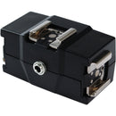 Dot Line Triple Flash Shoe 3.5mm Sync