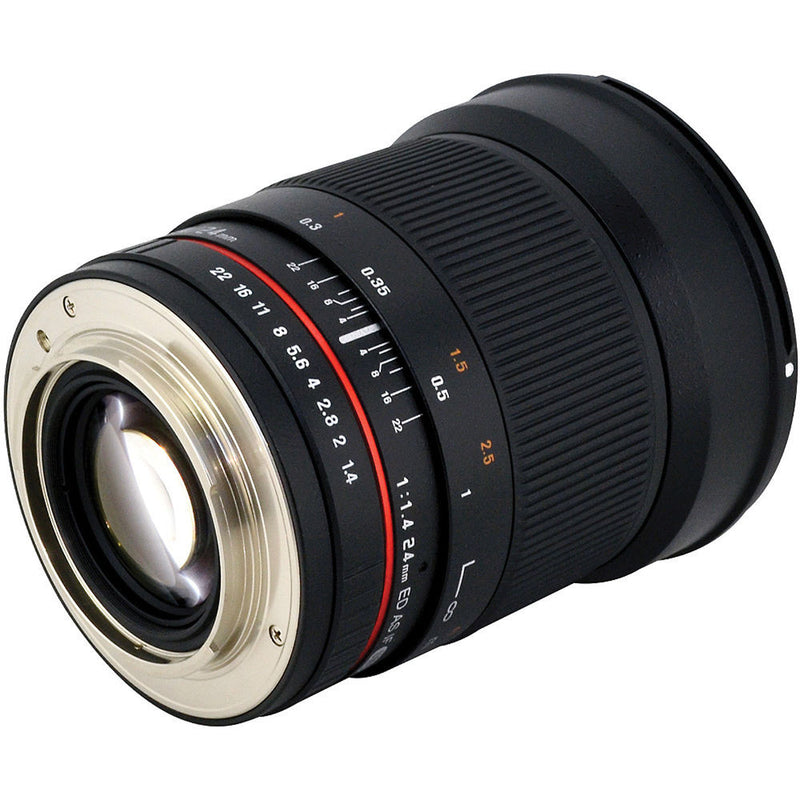 Rokinon 24mm f/1.4 ED AS UMC Wide-Angle Lens for Nikon