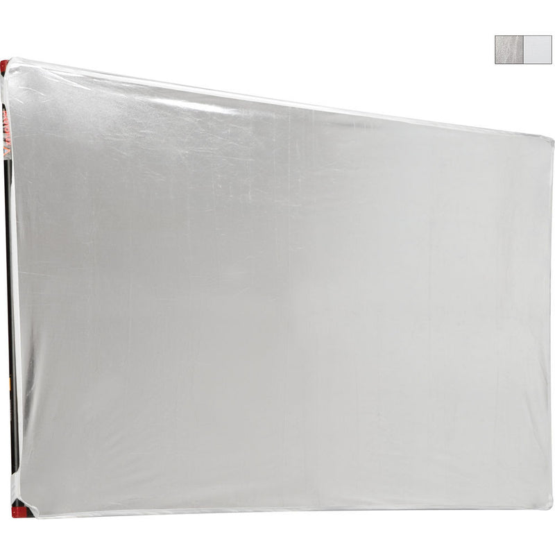 Photoflex LitePanel White/Silver Fabric Reflector (39 x 72")