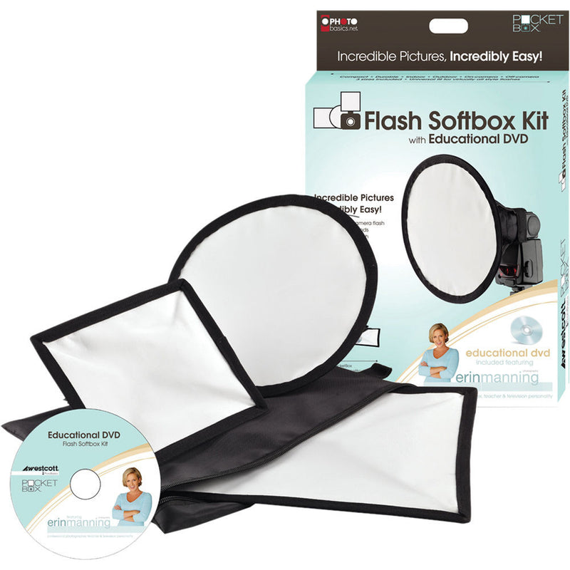 Westcott Erin Manning PocketBox Educational Flash Softbox Kit
