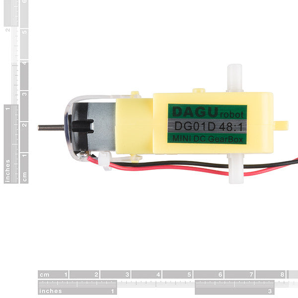 Tanotis - SparkFun Hobby Gearmotor - 200 RPM (Pair) DC/Gearmotor - 2