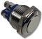BULGIN MP0042/1 Vandal Resistant Switch, Flush Profile Series, SPST, Natural, Screw, 2 A