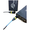 Cable Techniques CT-PXR-18Y Lectrosonics UCR Receiver Bag Cable - XLR-3F RA to XLR-3M (18", Yellow XLR Ring)