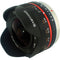 Samyang 7.5mm f/3.5 UMC Fisheye MFT Lens - Black