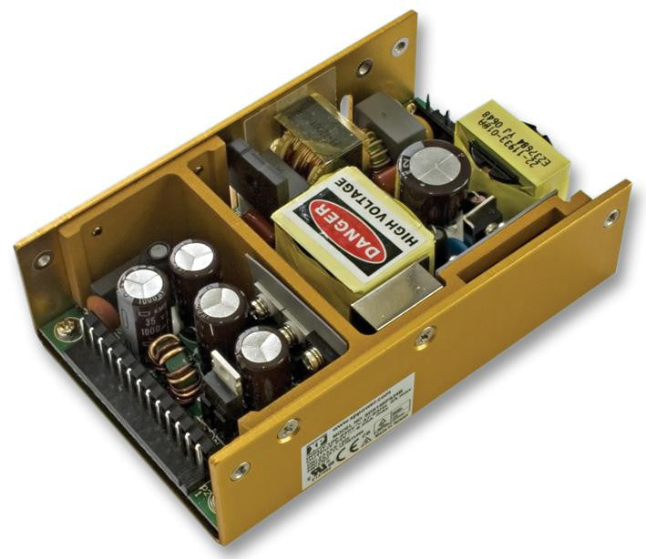 XP POWER SDS150PS24B 150 Watt AC/DC U Channel Single Output Power Supply, Input 90V to 264V, Output 24V/6.25A