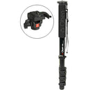 Oben ACM-2400 4-Section Aluminum Monopod w/ VH-R2 Tilt Head Kit