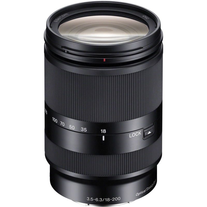 Sony E 18-200mm f/3.5-6.3 Lens with Circular Polarizer Filter Kit