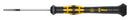 WERA 030100 1.2mm x 40mm ESD Kraftform Micro Round Blade Screwdriver for Slotted Screws
