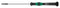 WERA 117992 1.2 x 40mm Precision Slotted Screwdriver with Anti-roll Protection and Rotating Cap
