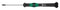 WERA 118030 PZ0 x 60mm Kraftform Micro Round Blade Screwdriver for Pozidriv Screws