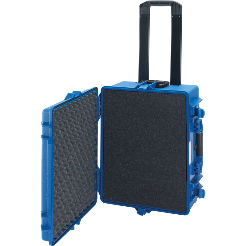 HPRC 2600WBAG HPRC Hard Case with Bag and Dividers (Black with Blue Handle)