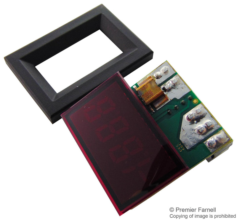 MURATA POWER SOLUTIONS DCA-20PC-6-DC4-RL-C Ammeter, DCA-20PC Series, DC Current, 0A to 19.99A, 3.5 Digits, 8 Vdc to 36 Vdc, Built In Shunt