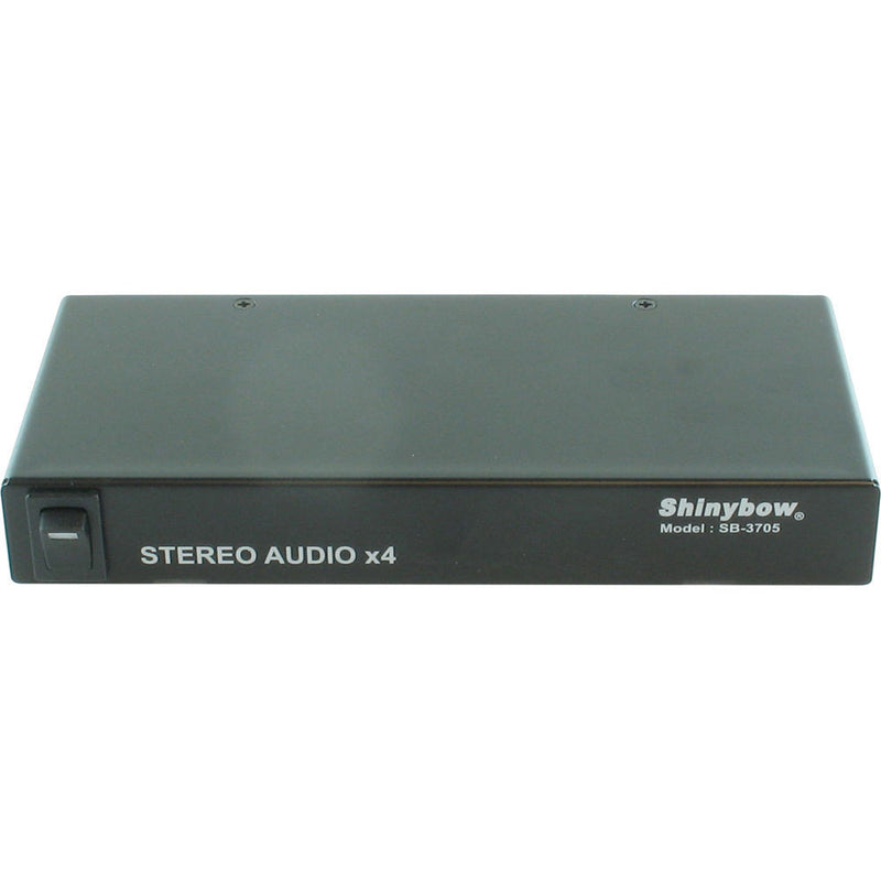 Shinybow SB-3705 1 x 4 Stereo Audio Distribution Amplifier (RCA)
