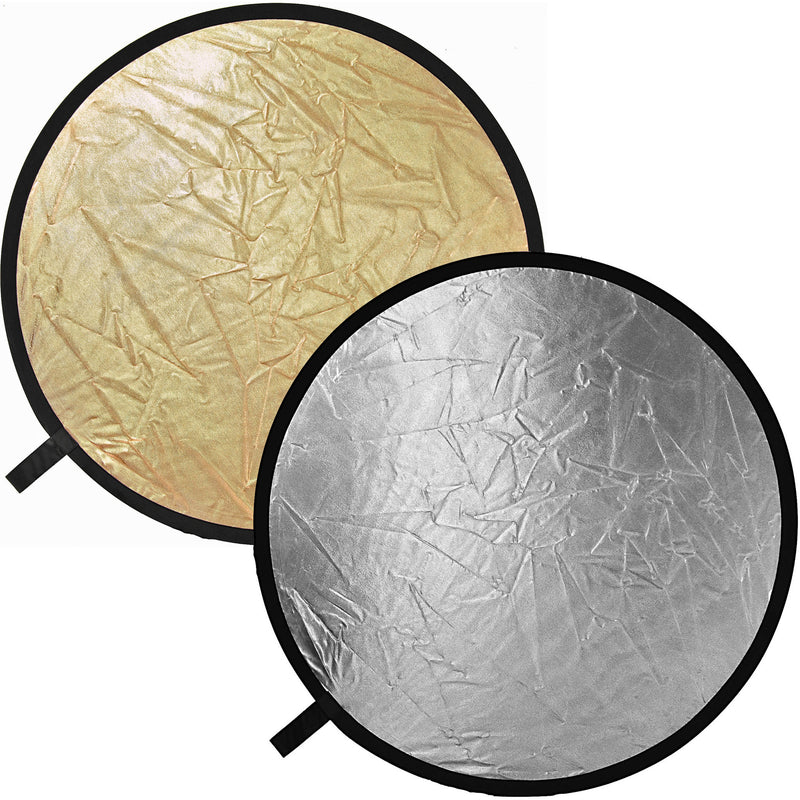 Impact Collapsible Circular Reflector Disc - Gold/Silver - 12"