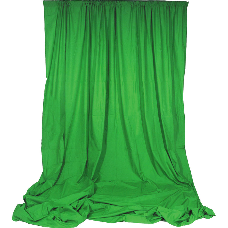 Impact Background System Kit with 10x12' Black, White, Chroma Green Muslins
