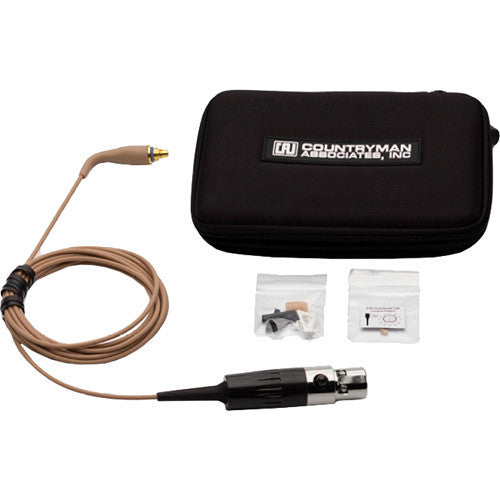 Countryman H6 Omnidirectional Microphone Headset with an SR Connector for Sennheiser Wireless Transmitters (W5 Band, Tan)