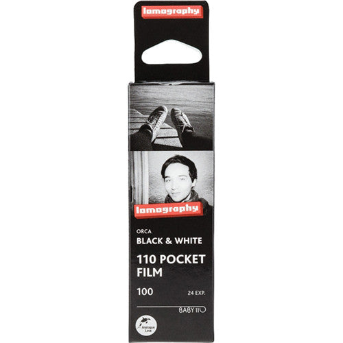 Lomography Orca Black and White Negative Film (110 Cartridge, 24 Exposures)