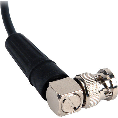 Remote Audio 3.5mm Right Angle to BNC Right Angle Cable - 18"