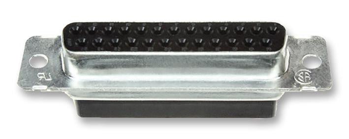 AMP - TE CONNECTIVITY 207463-1 D Sub Connector Housing, 25 Ways, D Sub, 3, AMPLIMITE HDP-20 Series, Receptacle, Steel Body