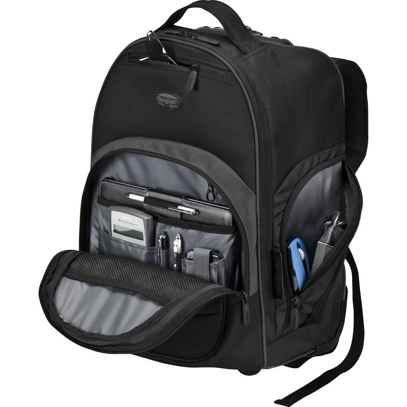 Targus 16" Compact Rolling Backpack (Black)
