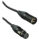 Kopul Premium Performance 3000 Series XLR M to XLR F Microphone Cable - 2' (0.61 m), Black