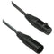 Kopul Performance 2000 Series XLR M to XLR F Microphone Cable - 1.5' (0.46 m), Black
