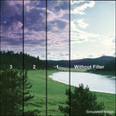 Tiffen 4 x 5" 3 Grape Soft-Edge Graduated Filter (Vertical Orientation)