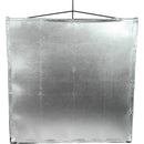 Matthews RoadFlag Fabric, Silver Lame - 48x48" (1.2x1.2m)