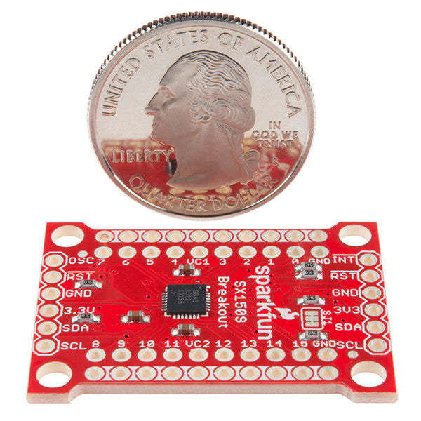 Tanotis - SparkFun 16 Output I/O Expander Breakout - SX1509 Boards, Sparkfun Originals - 5