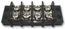 MULTICOMP T64 4WAY Panel Mount Barrier Terminal Block, 2 Row, 4 Ways, 22 AWG, 12 AWG, 9.5 mm, 20 A