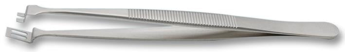 IDEAL-TEK 2WFG.SA Tweezer, Wafer, Stainless Steel Body, Stainless Steel Tip