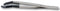 IDEAL-TEK 2WFCPR.SA Tweezer, Wafer, 2 ", Stainless Steel Body, Stainless Steel Tip
