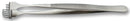 IDEAL-TEK 4WFG.SA Tweezer, Wafer, Stainless Steel Body, Stainless Steel Tip