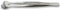 IDEAL-TEK 4WFG.SA Tweezer, Wafer, Stainless Steel Body, Stainless Steel Tip