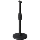 Gator Cases Frameworks Desktop Mic Stand with 6" Round Base and Twist Clutch