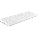 Macally 103 Key Full-Size USB Keyboard With Shortcut Keys for Mac (White)